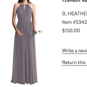 Levkoff A-line chiffon dress